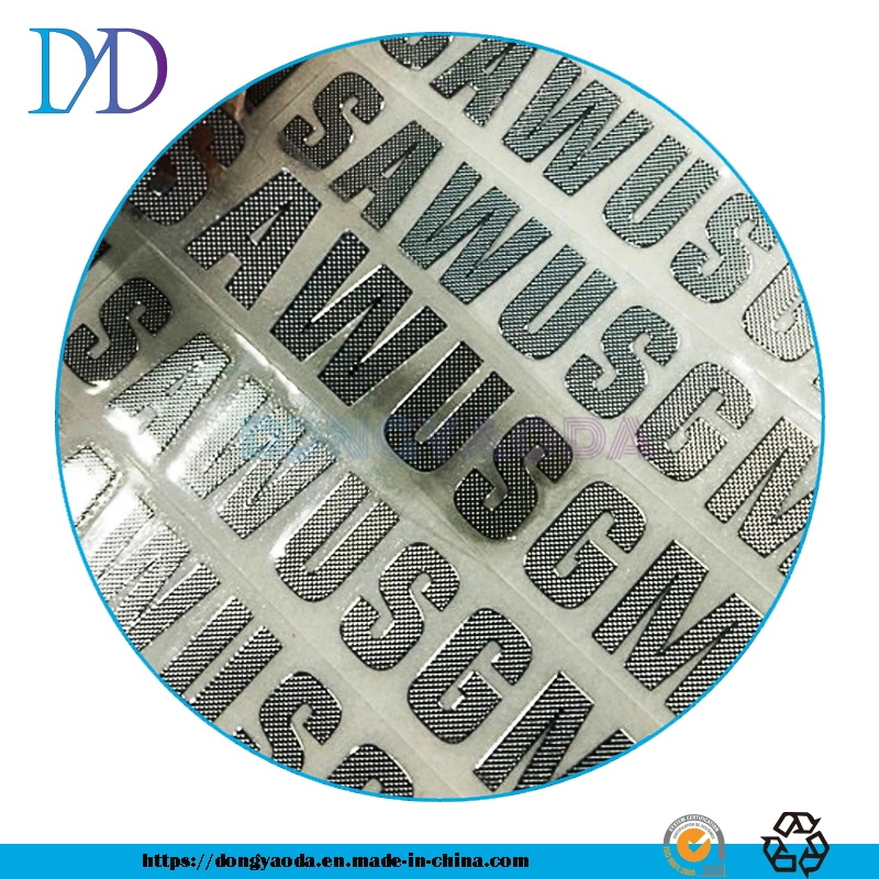 Custom Electroplating Label Custom Nickel Nameplate Brand Logo Metal Sticker